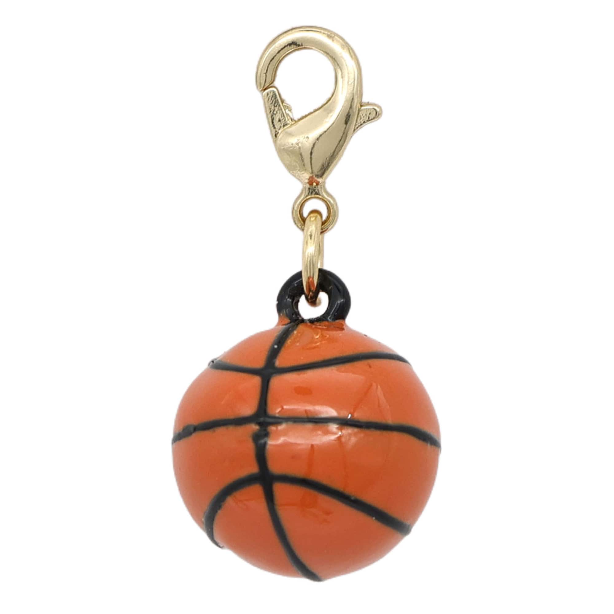 12 Pack: Basketball Charm by Bead Landing™